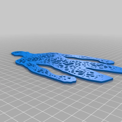 Trang trí tường Golem Voronoi