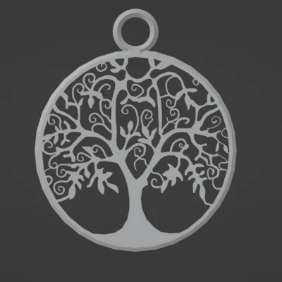 Mặt Dây Chuyền Yggdrasil Phong Cách Viking