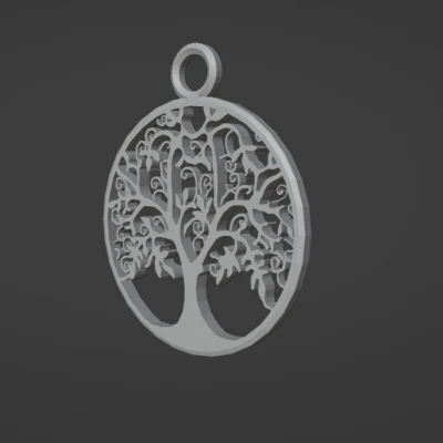 Mặt Dây Chuyền Yggdrasil Phong Cách Viking