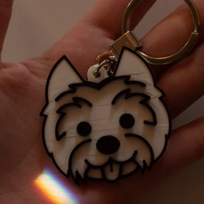 Móc Khóa Chó Westie