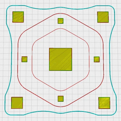 in thử (lớp 1 - bám dính - z-offset)