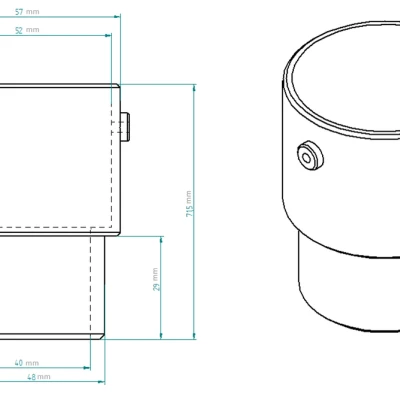 Ống nối giảm khí thải - Bộ chuyển đổi ống thông hơi