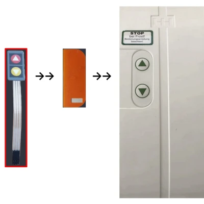 Phụ kiện nhét hộp điều khiển cửa cuốn - Rolladen Steuerbox Einsatz