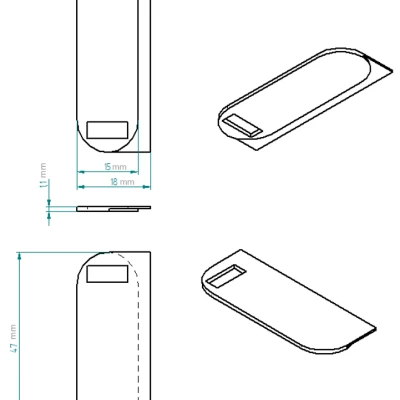 Phụ kiện nhét hộp điều khiển cửa cuốn - Rolladen Steuerbox Einsatz