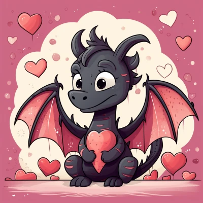 Mô hình Rồng Ngày Lễ Tình Nhân