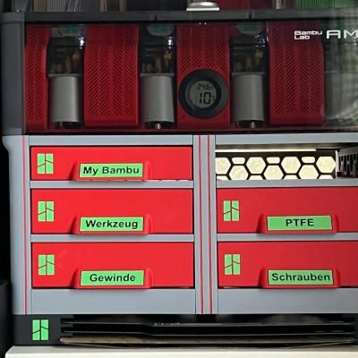 Giá đỡ AMS kèm khay đựng 3 Tấm in