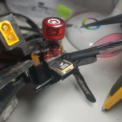 Giá Đỡ Ăng-ten ELRS, VTX và GPS cho Khung HSKRC XL5/6/7/8/9 (hoặc khoảng cách 27mm)