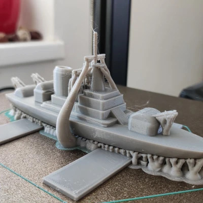 mô hình tàu chiến