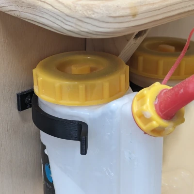 Giá đỡ tường kiểu kẹp GluBot (Glue-Bot) (kết nối/tháo nhanh)