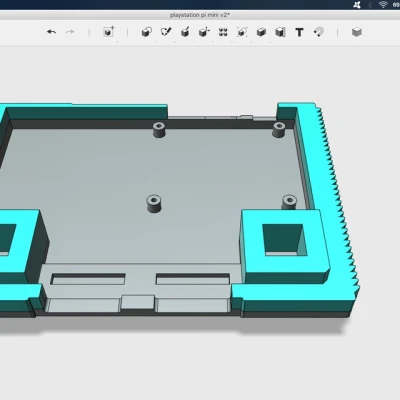 Vỏ Case Playstation Pi Mini V.2 (Cho Raspberry Pi 2 + 3)