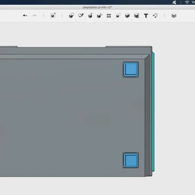 Vỏ Case Playstation Pi Mini V.2 (Cho Raspberry Pi 2 + 3)