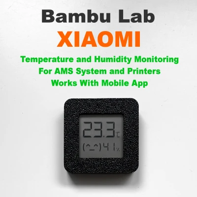 Vỏ Cảm Biến Nhiệt Độ & Độ Ẩm Xiaomi cho Hệ Thống AMS & Máy in Bambu Lab