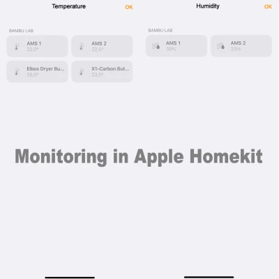 Vỏ Cảm Biến Nhiệt Độ & Độ Ẩm Xiaomi cho Hệ Thống AMS & Máy in Bambu Lab