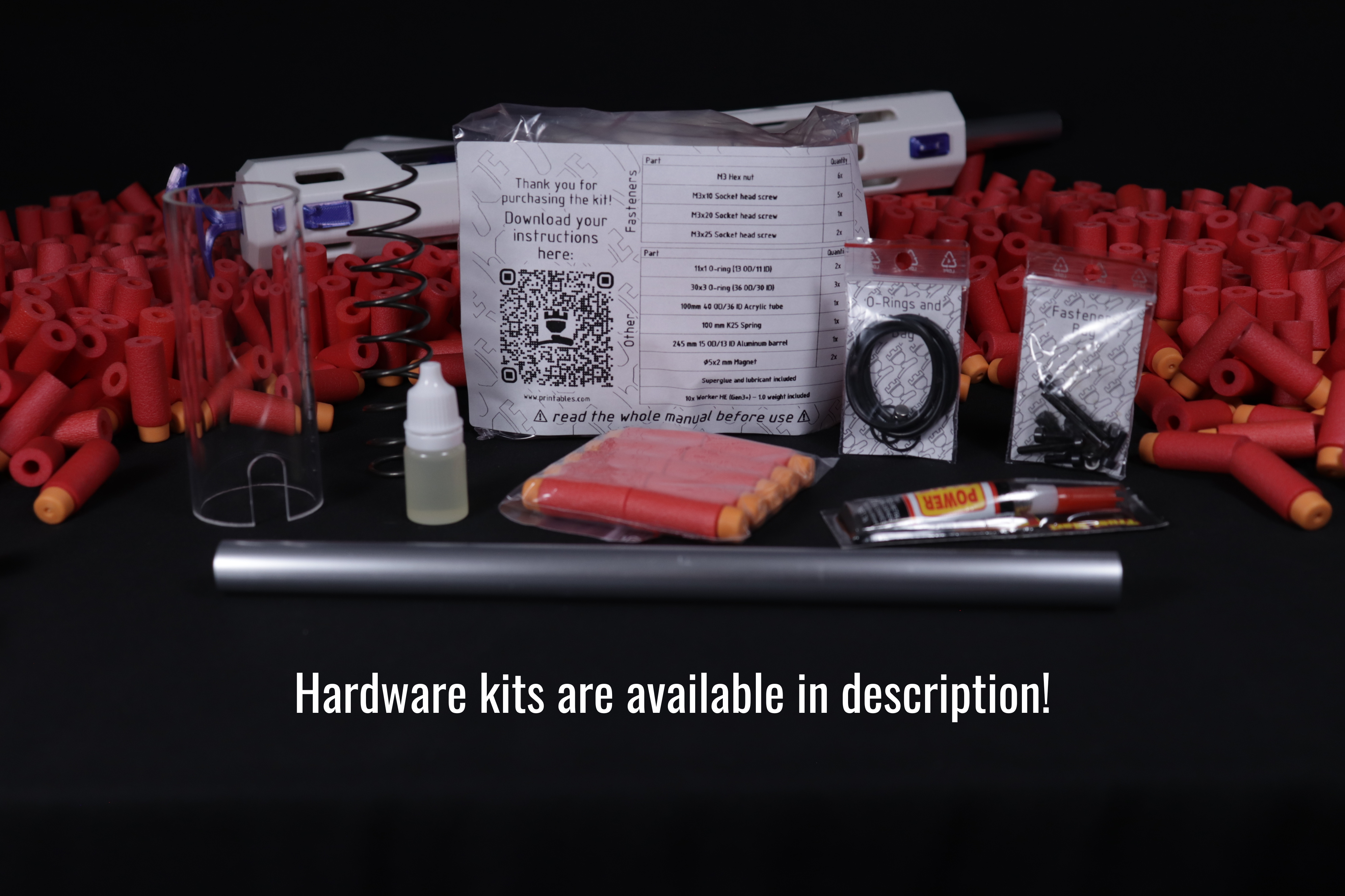 PK Squire - Blaster Bắn Đạn Xốp Tự Làm