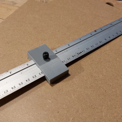 Dụng cụ chặn kẻ đường thẳng cho thước Action