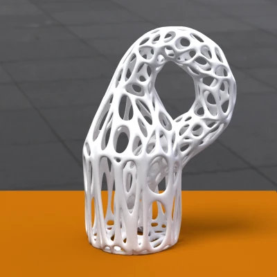 Chai Klein Họa Tiết Voronoi