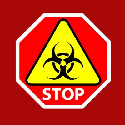 Biển báo DỪNG, BIOHAZARD
