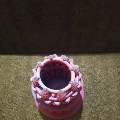 Shakaworld3D Bình Hoa Vảy Rồng Acorn