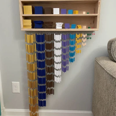 Hạt / Hình khối Toán học Montessori