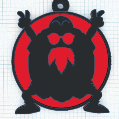 Móc Khóa Muten Roshi - Dragonball