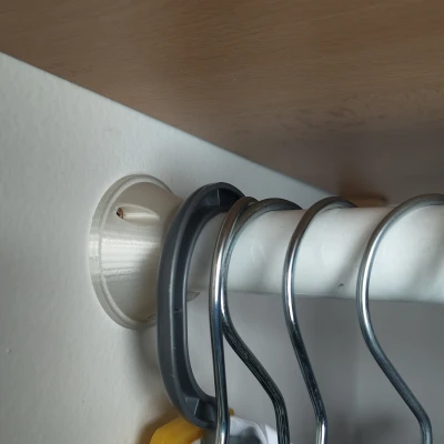 Kẹp Giữ Thanh Treo Đồ Tủ Quần Áo (Closet Rod Holder)