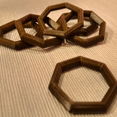 Nhẫn ăn - Hình Bảy Cạnh