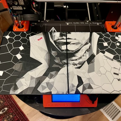 Voronoi Mozart 16"x16" Nghệ Thuật Filament 3D - 4 Tấm