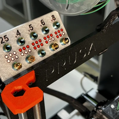 Giá Đỡ Đầu Phun Modular 2024 // Prusa MK3S // E3D V6 Mã Chấm & Kích Thước // Ren!