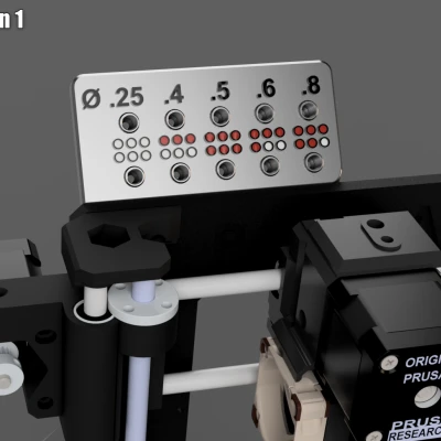 Giá Đỡ Đầu Phun Modular 2024 // Prusa MK3S // E3D V6 Mã Chấm & Kích Thước // Ren!