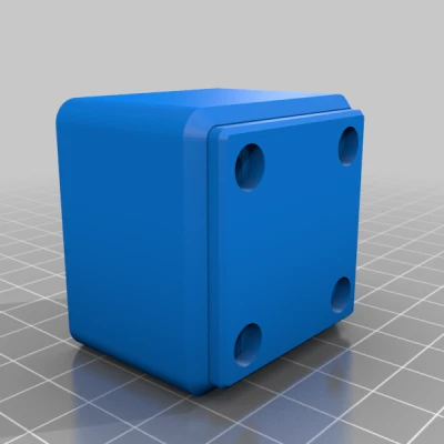 Khối Gridfinity 1x1x4 Có Lỗ Từ 12mm Đến 43mm