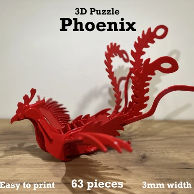 Xếp hình "Phượng Hoàng" 3D - 63 mảnh