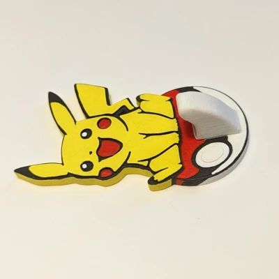 Móc Treo Khăn Pikachu Pokeball