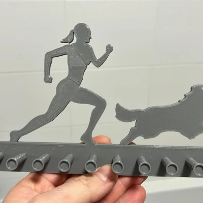 Chỗ treo huy chương giống Border Collie