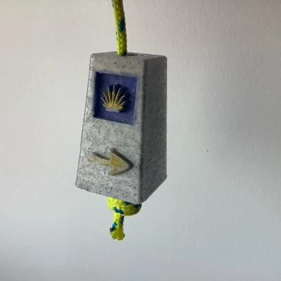 Móc Khóa Cột Mốc Đường Santiago - Hito del camino de santiago