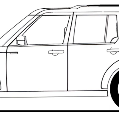 Mô hình đường viền Land Rover Discovery