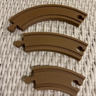 Bộ Đường Ray Cong Xe Lửa Gỗ Brio