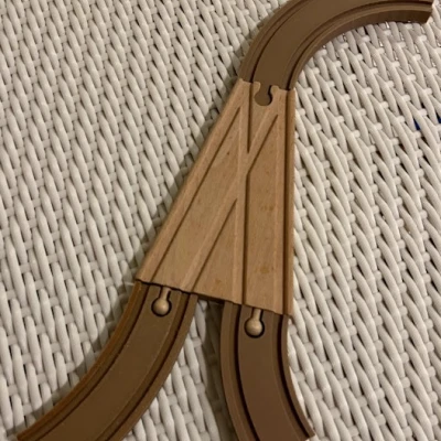 Bộ Đường Ray Cong Xe Lửa Gỗ Brio