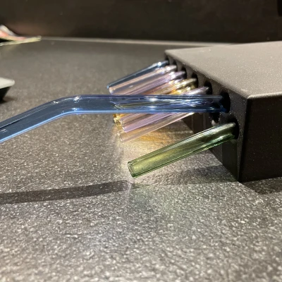 Hộp Đựng Ống Hút Thủy Tinh