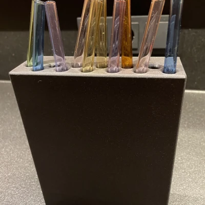Hộp Đựng Ống Hút Thủy Tinh