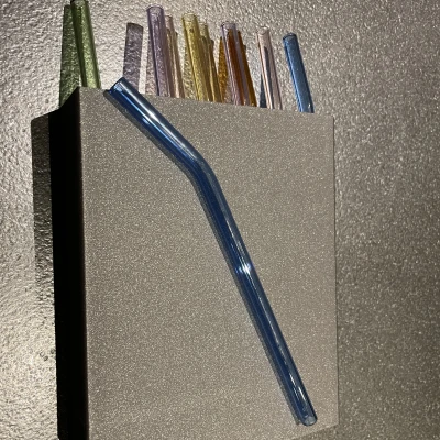 Hộp Đựng Ống Hút Thủy Tinh