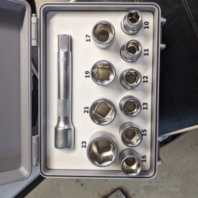 Hộp đựng bộ tuýp | 10 tuýp