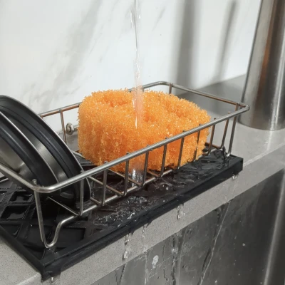 Khay Tự Ráo Nước Cho Bọt Biển Nhà Bếp