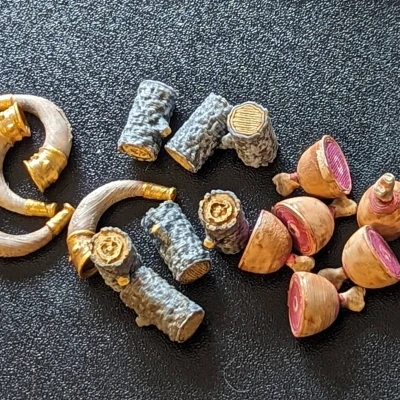 Mô Hình Boardgame Bits (thịt nguội, gỗ, vinh quang/sừng) (ban đầu cho Champions of Midgard)