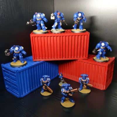 Thùng Container Hàng Hóa - Bản Remix