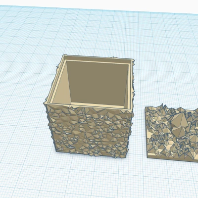 Hộp Cấu Trúc - Họa Tiết Pha Lê