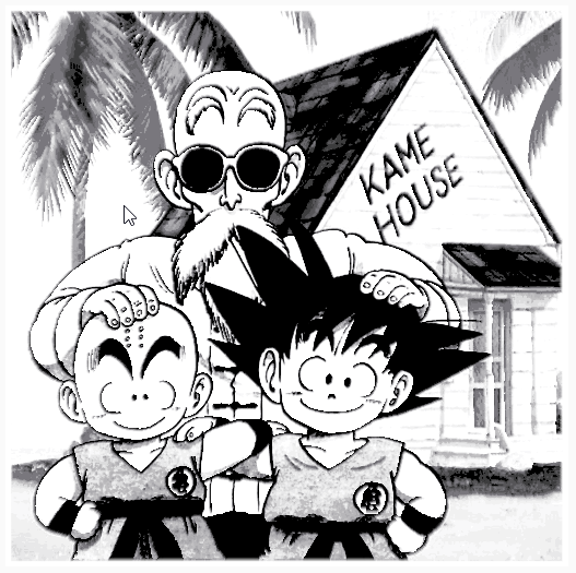 Mô hình 3D Dragon Ball - Nhà của Quy Lão Tiên Nhân - Hueforge