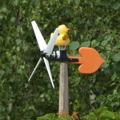 Vịt tập bay - con quay gió 100% in 3D