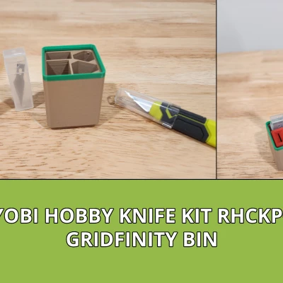 Hộp đựng Dao Rọc Giấy Ryobi RHCKP04 Chuẩn Gridfinity 1x1x7