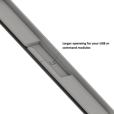 Nắp Nâng Trên Cho Bambu Lab P1P ARC Có Đèn - Phiên Bản 10mm+