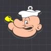 Móc Khóa / Mặt Dây Chuyền Nhân Vật Hoạt Hình Popeye - Thumbnail 1